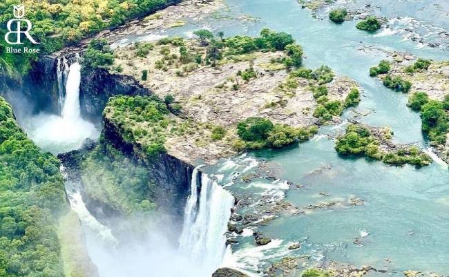 آبشار ویکتوریا در آفریقا
