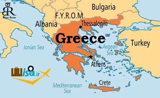 موقعیت جغرافیای یونان
