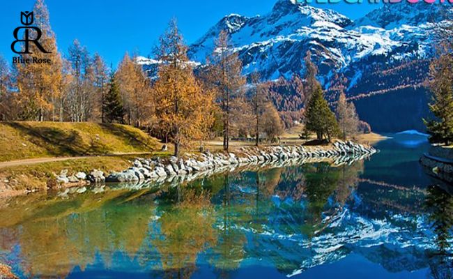 دریاچه سنت موریتز در سوئیس