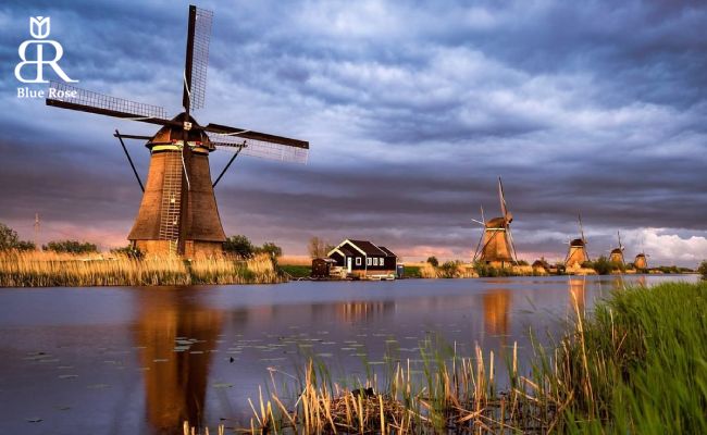معرفی آسیاب‌های بادی در هلند