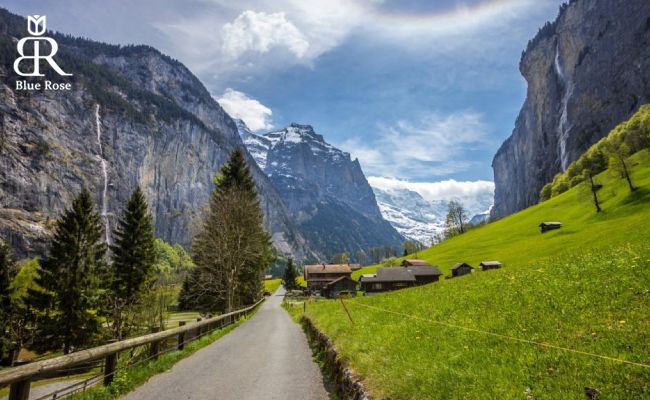 مناظر زیبای دهکده‌های سوئیس
