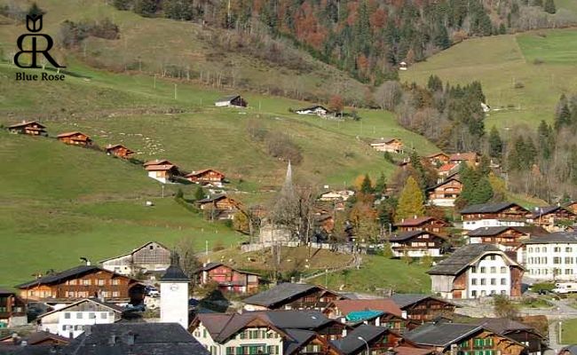 مناظر شگفت‌انگیز روستا سوئیس