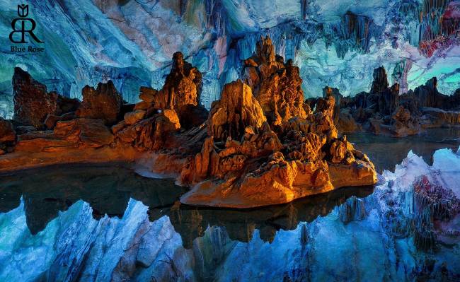 جاذبه‌های دیدنی غار زیرزمینی ریدفلوت چین